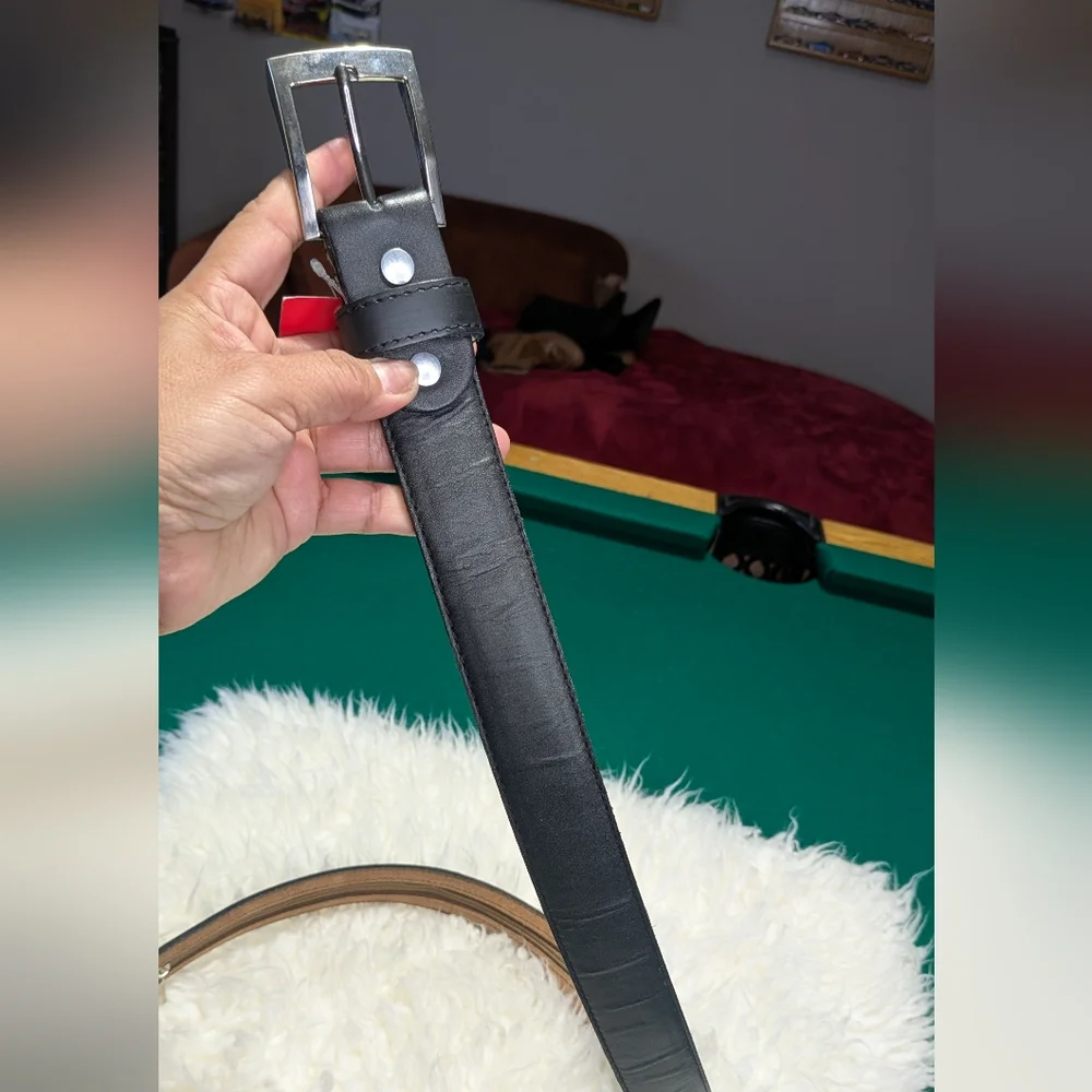 Black Leather Belt